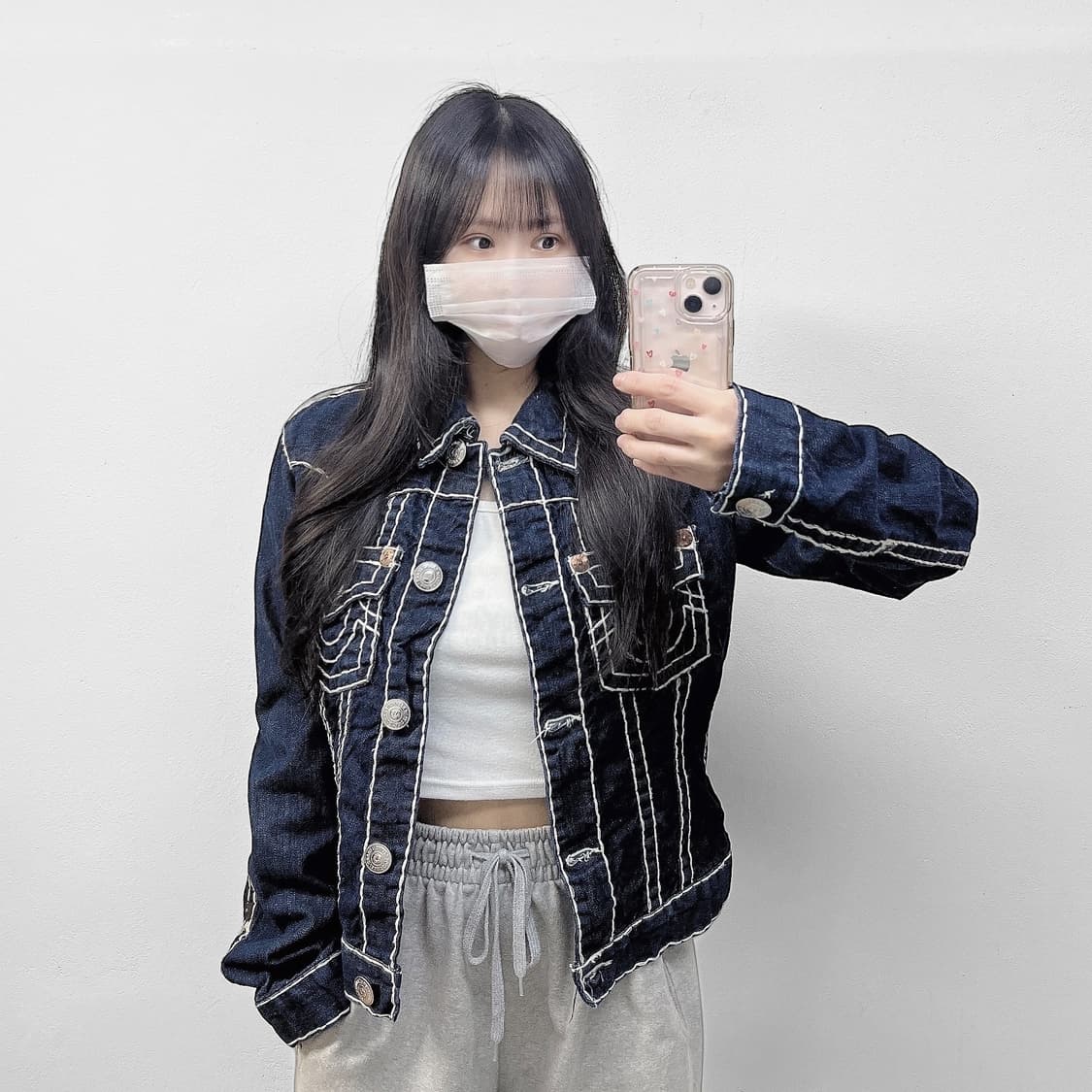 트루릴리전 지미수퍼티 스티치 데님 자켓 상품이미지1