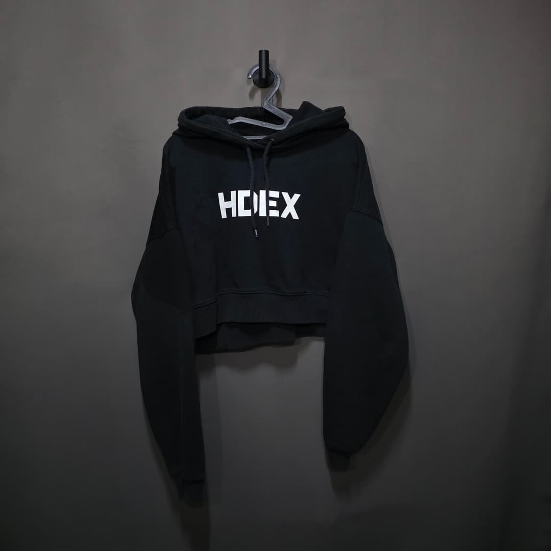 HDEX 크롭 후드티 상품이미지1