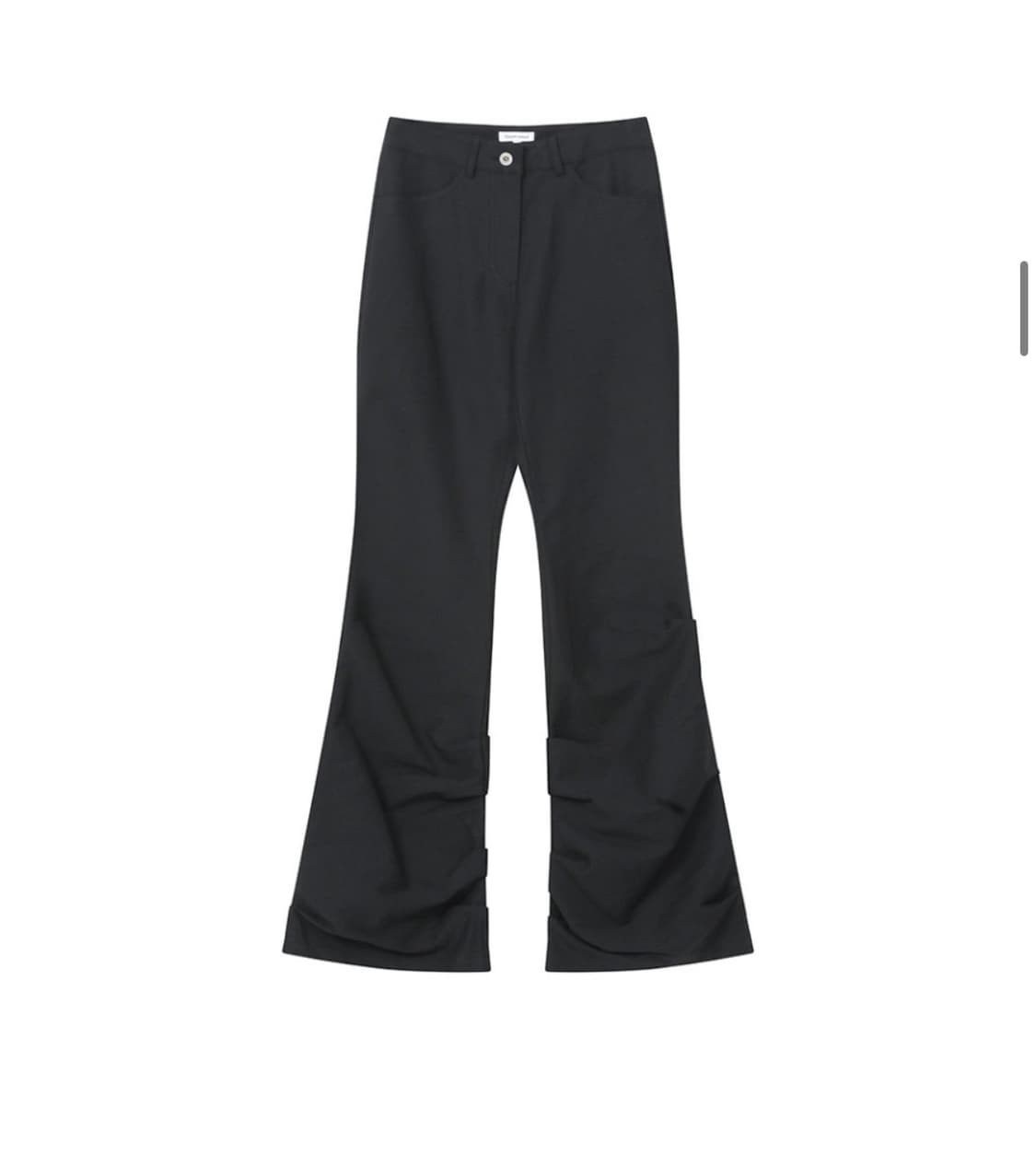 미세키서울 코튼셔링 부츠컷 팬츠 블랙 상품이미지7