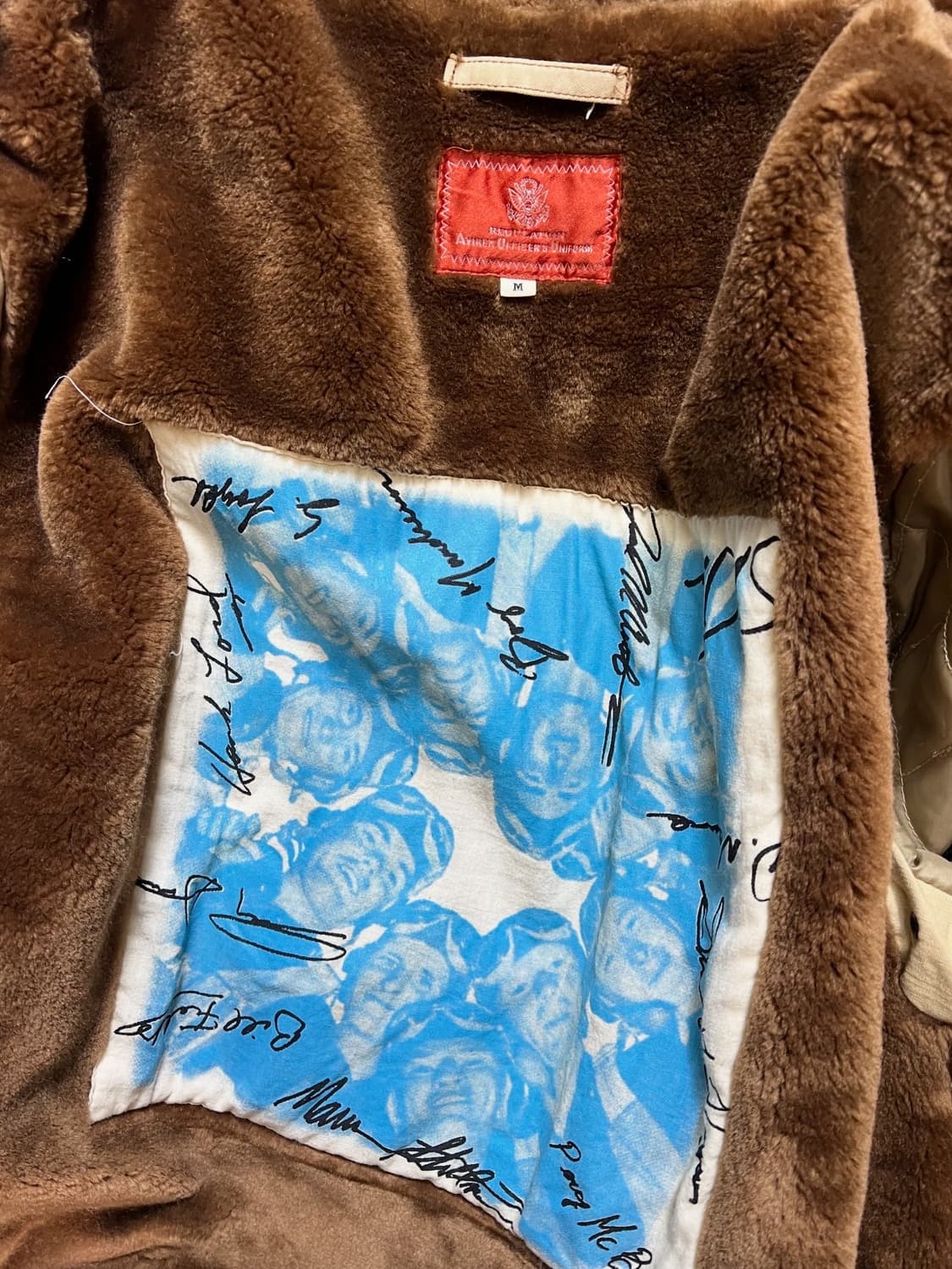 아비렉스 B-3 무스탕 자켓 상품이미지4