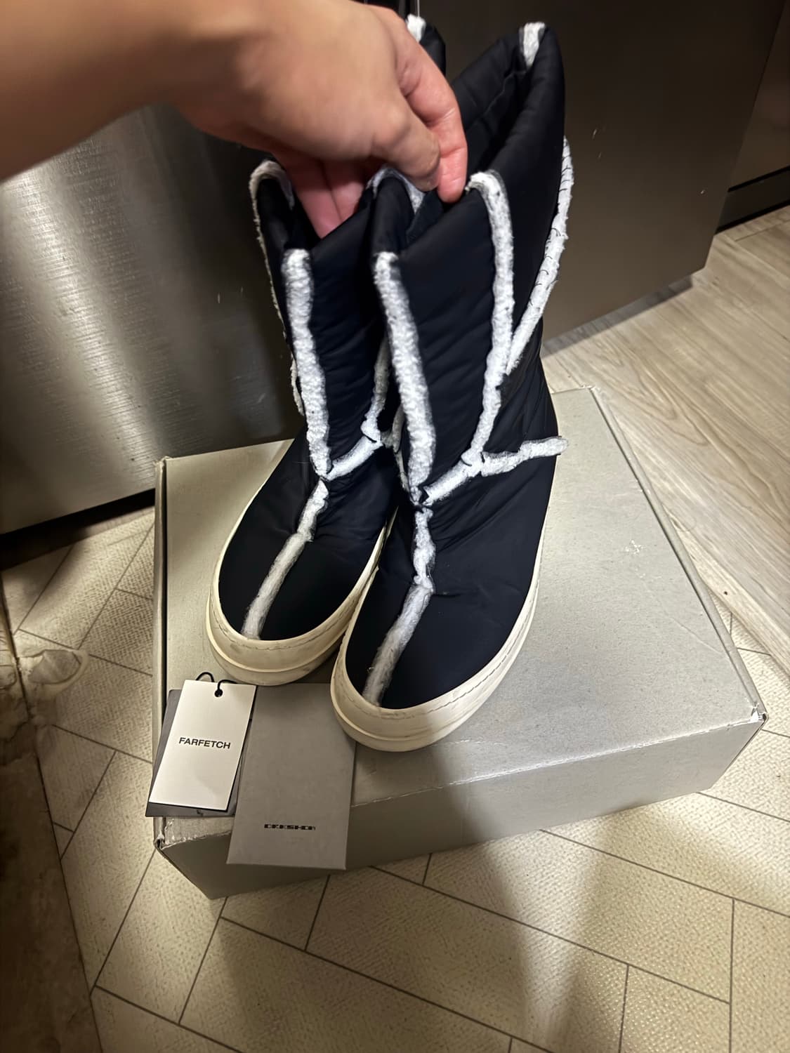 릭오웬스 다크쉐도우 푸퍼 스노우 부츠 상품이미지4