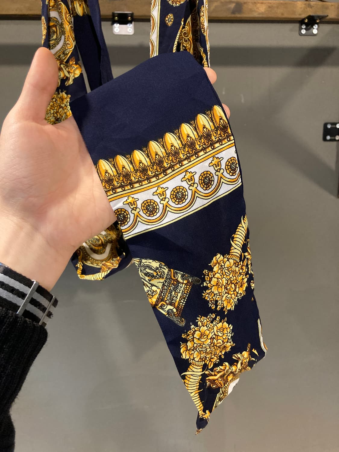 패턴드 타이 스카프 상품이미지5