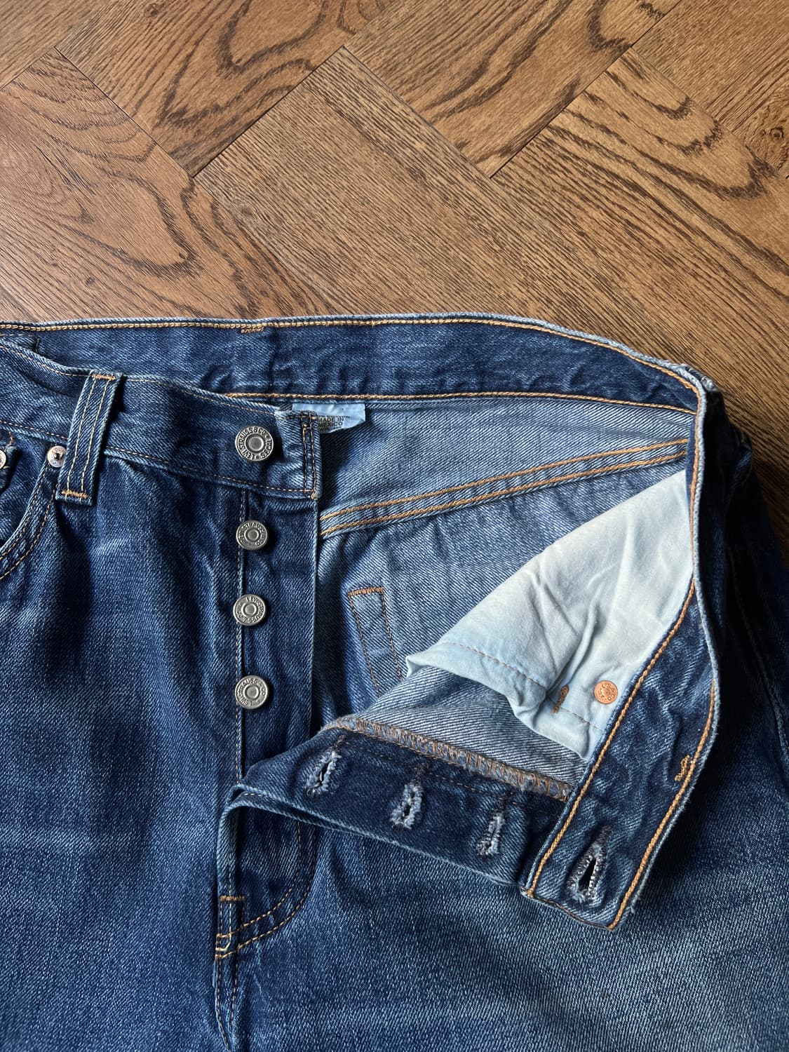 [33]00's 리바이스 501 멕시코제 셀비지 데님 팬츠 상품이미지3