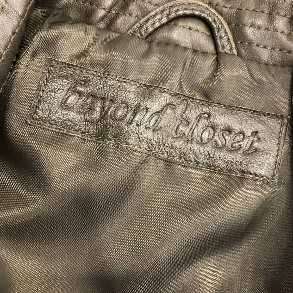 비욘드클로젯 양가죽 쿼드포켓 레더 가죽 자켓 상품이미지6