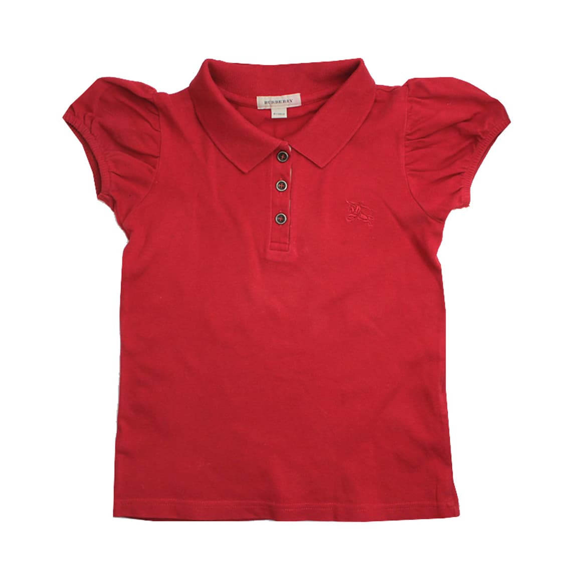 버버리 키즈 마룬 피케 셔츠 6세 상품이미지1