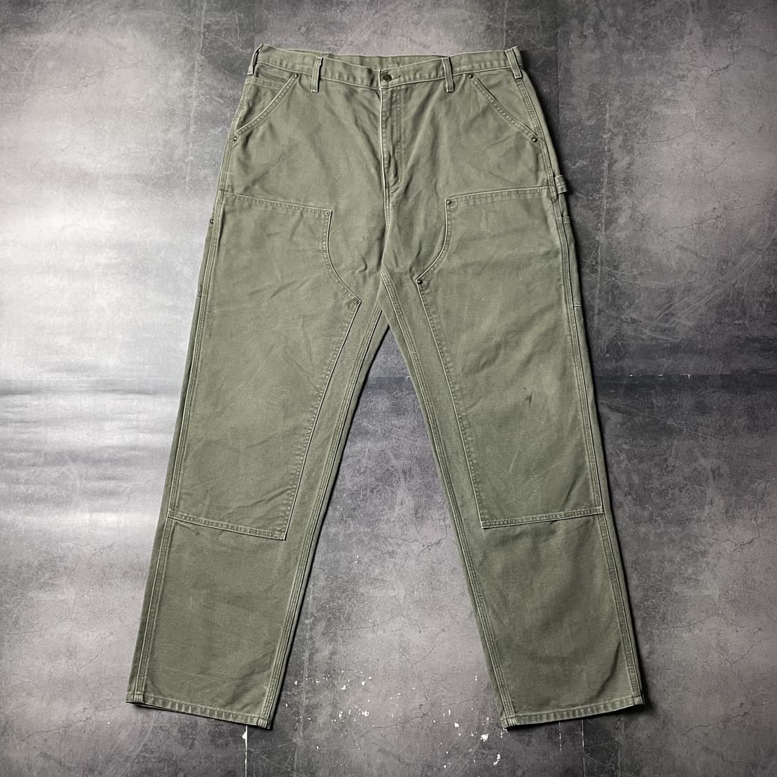 CARHARTT 칼하트B136MOS 더블니 카펜터 워크팬츠 A01085 상품이미지1