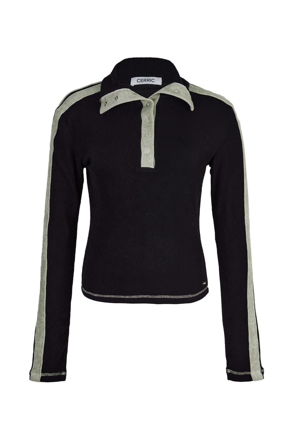 Cerric ) line soft touched top (bk) 상품이미지1