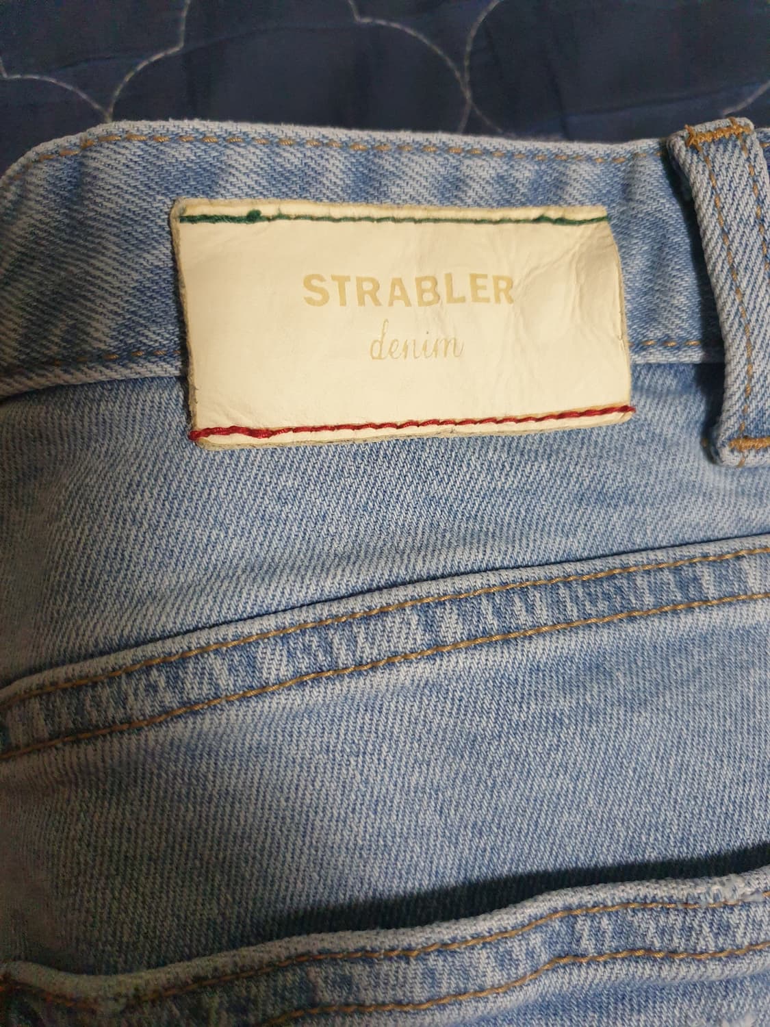 앤드지 ATRABLER 빈티지 연청 테이퍼드 데님 팬츠 (허리32) 상품이미지3