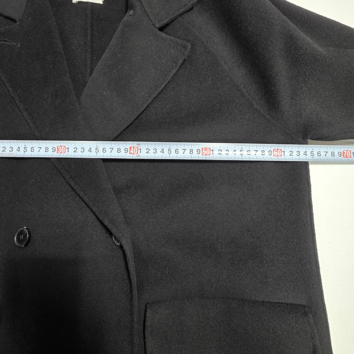 0728 STUDIO TOMBOY 울 블렌드 블랙 롱코트 (80-90-1 상품이미지3