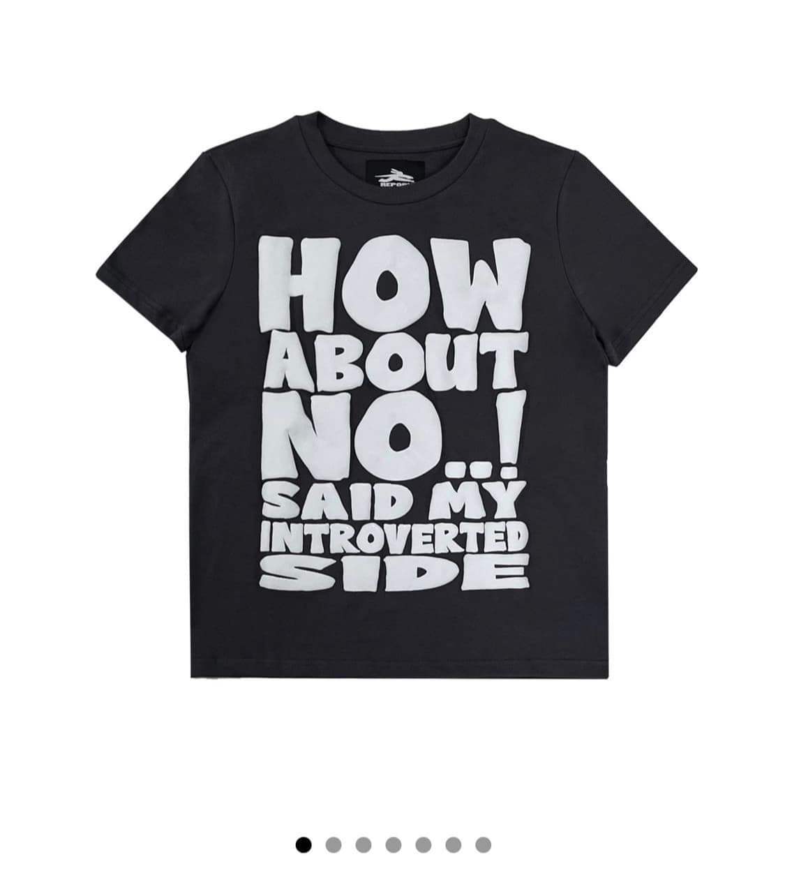 구해요!!!!! 제노리포트 HOW ABOUT NO TEE  차콜 구해요 상품이미지1