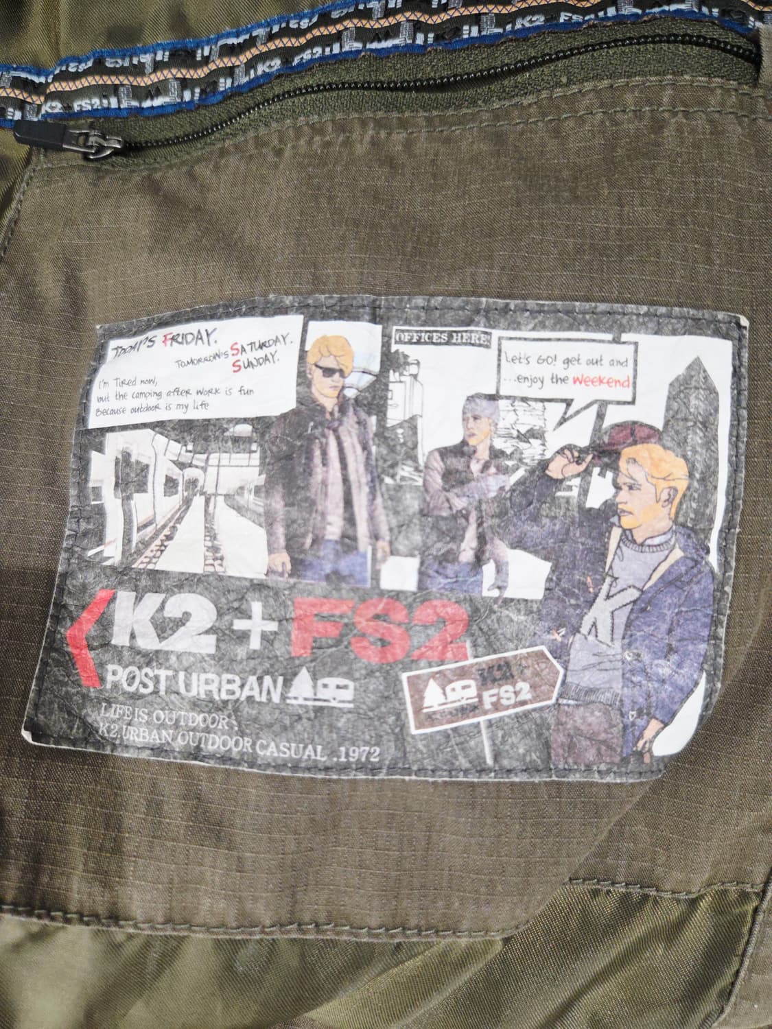 K2 + FS2 포스트 어반 배색 사파리 필드 자켓 상품이미지9