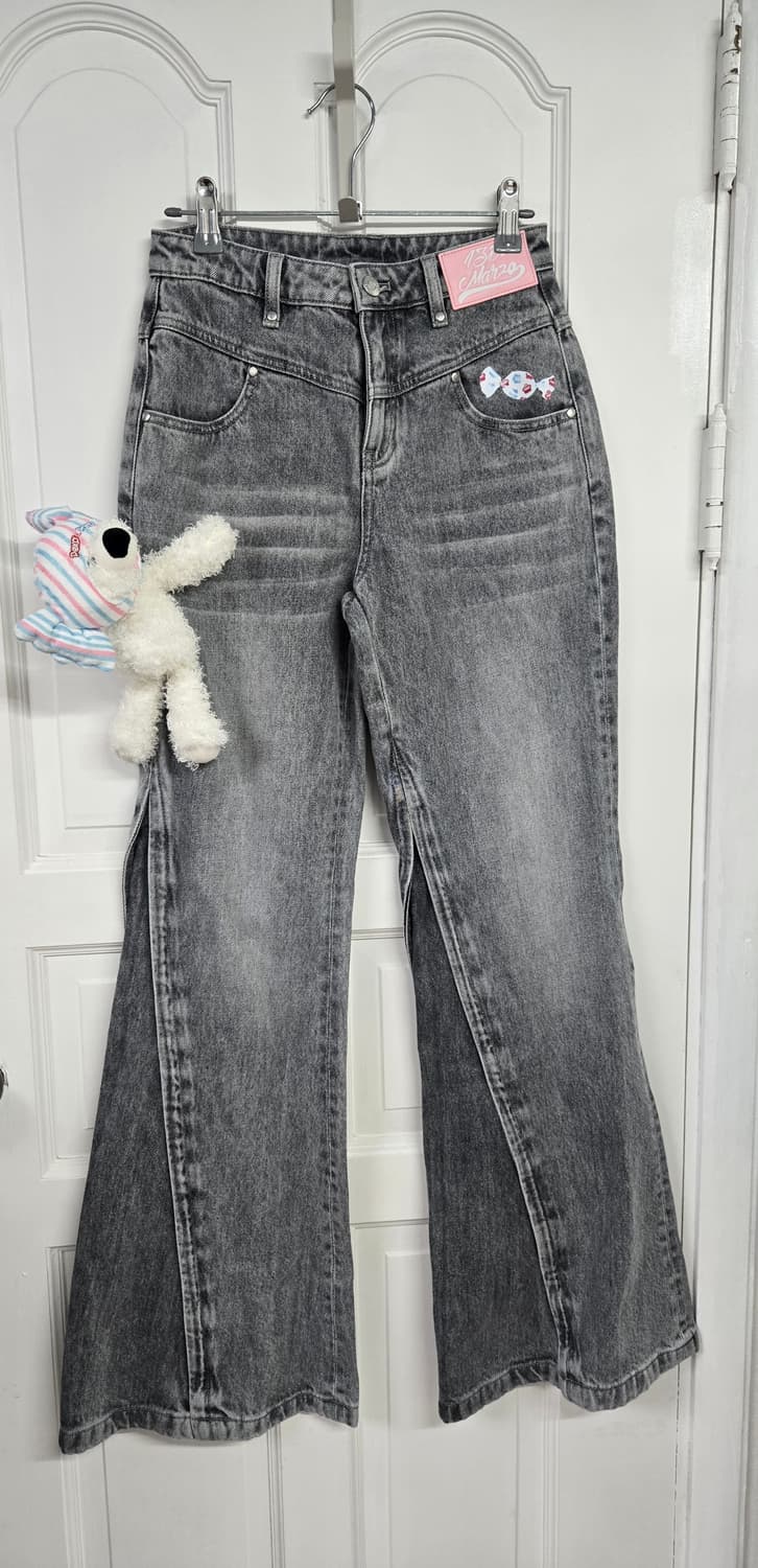 새상품)13DE MARZO 베어 데님팬츠 상품이미지3