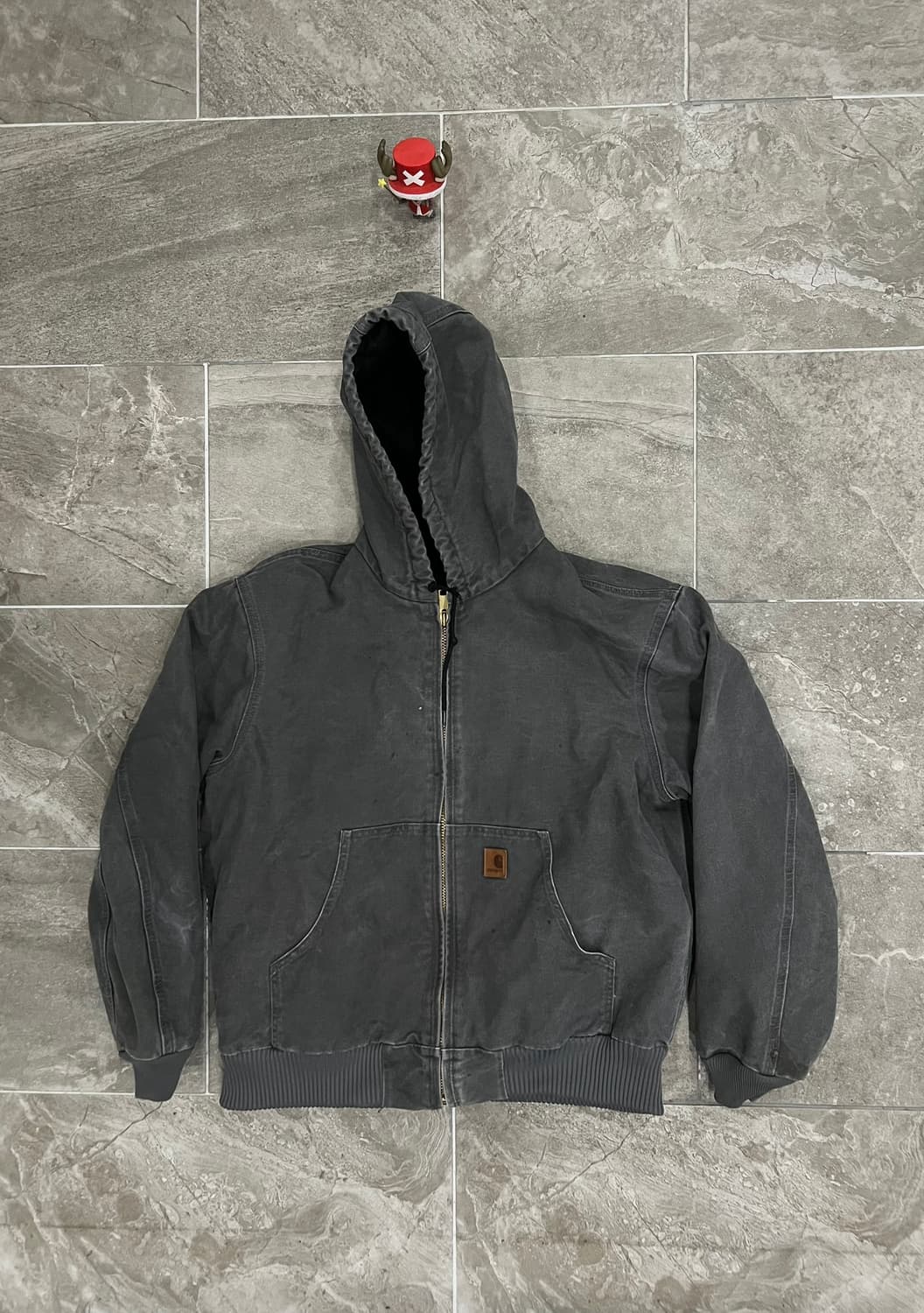 (L) 칼하트 후드 덕 액티브 자켓 J130 GVL 그래블 상품이미지1