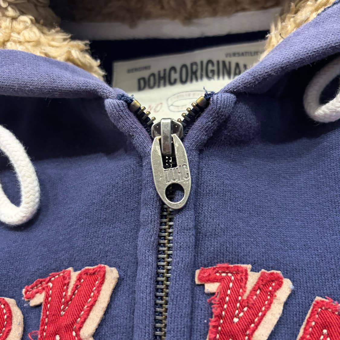 [XL] DOHC 다크나이트 배트맨 후드집업 네이비 D552 상품이미지5