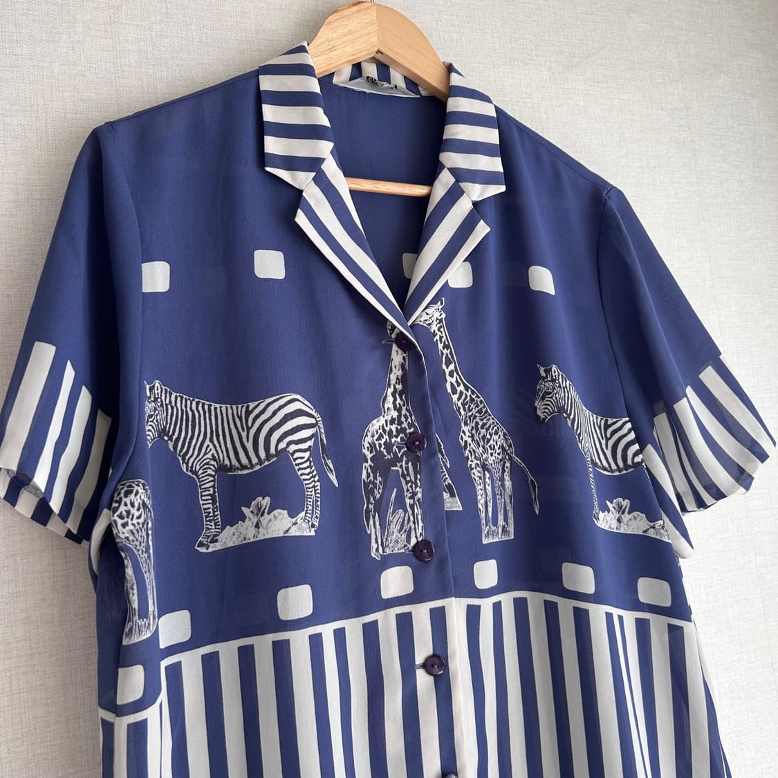 Vintage Animal Pattern Shirts 상품이미지2