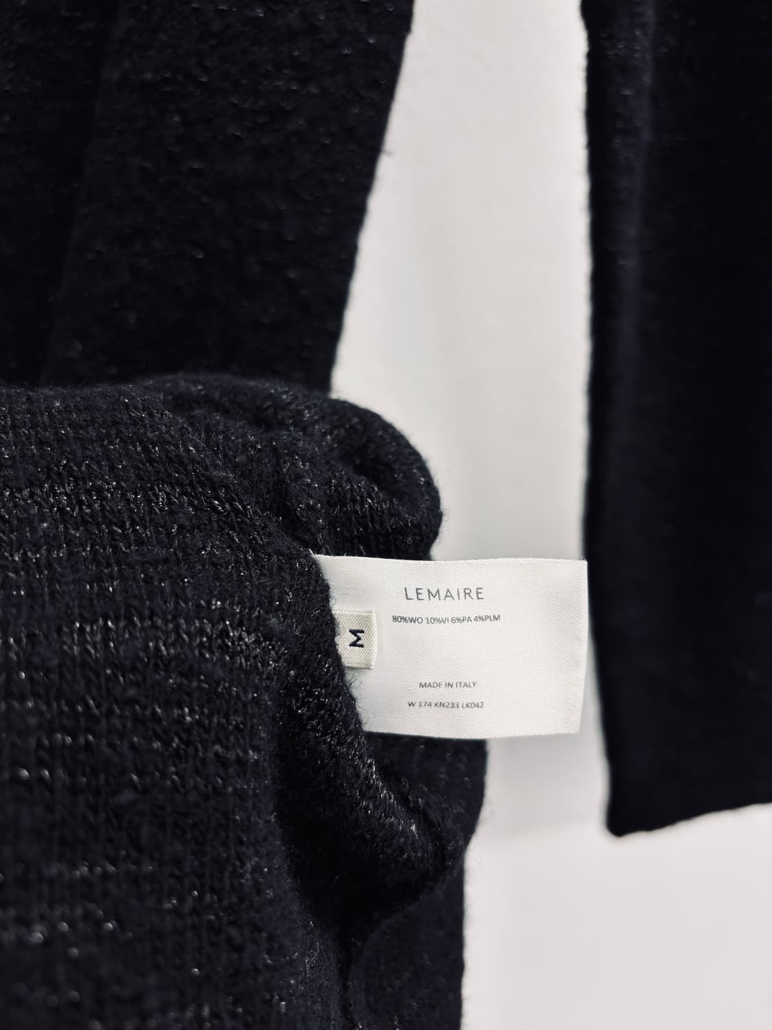 르메르(LEMAIRE) 울 블렌드 오픈백 롱 니트 원피스 상품이미지5