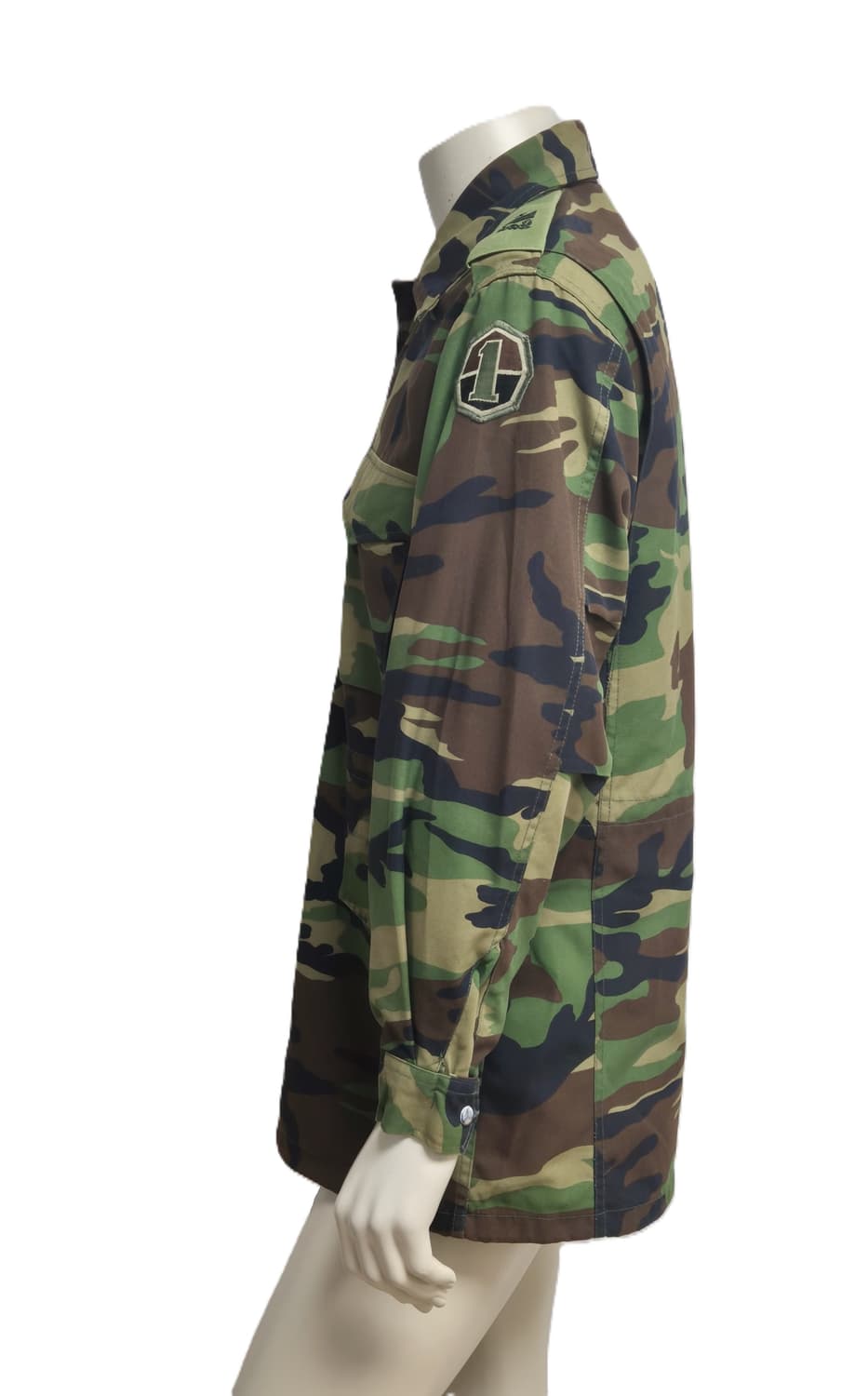 육군 구형 제1야전군 원사 후기형 야전상의 전투복 상의 자켓 (L) 상품이미지2