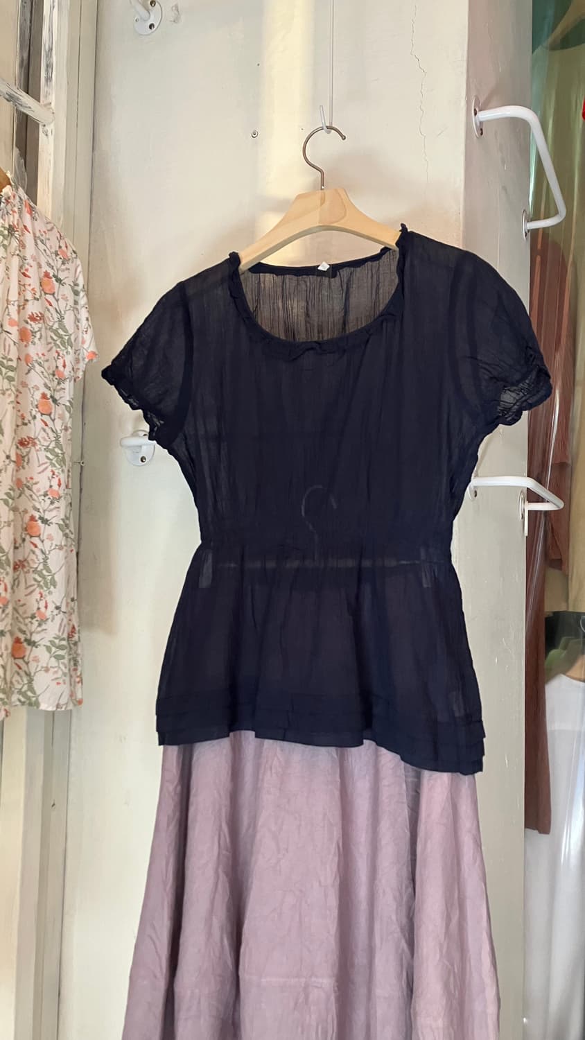 시스루 블라우스 상품이미지2