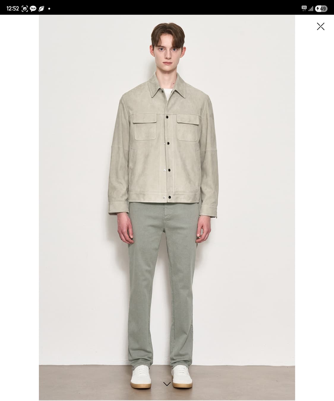 타임옴므 25SS 고트 스웨이드 트러커 자켓 상품이미지2