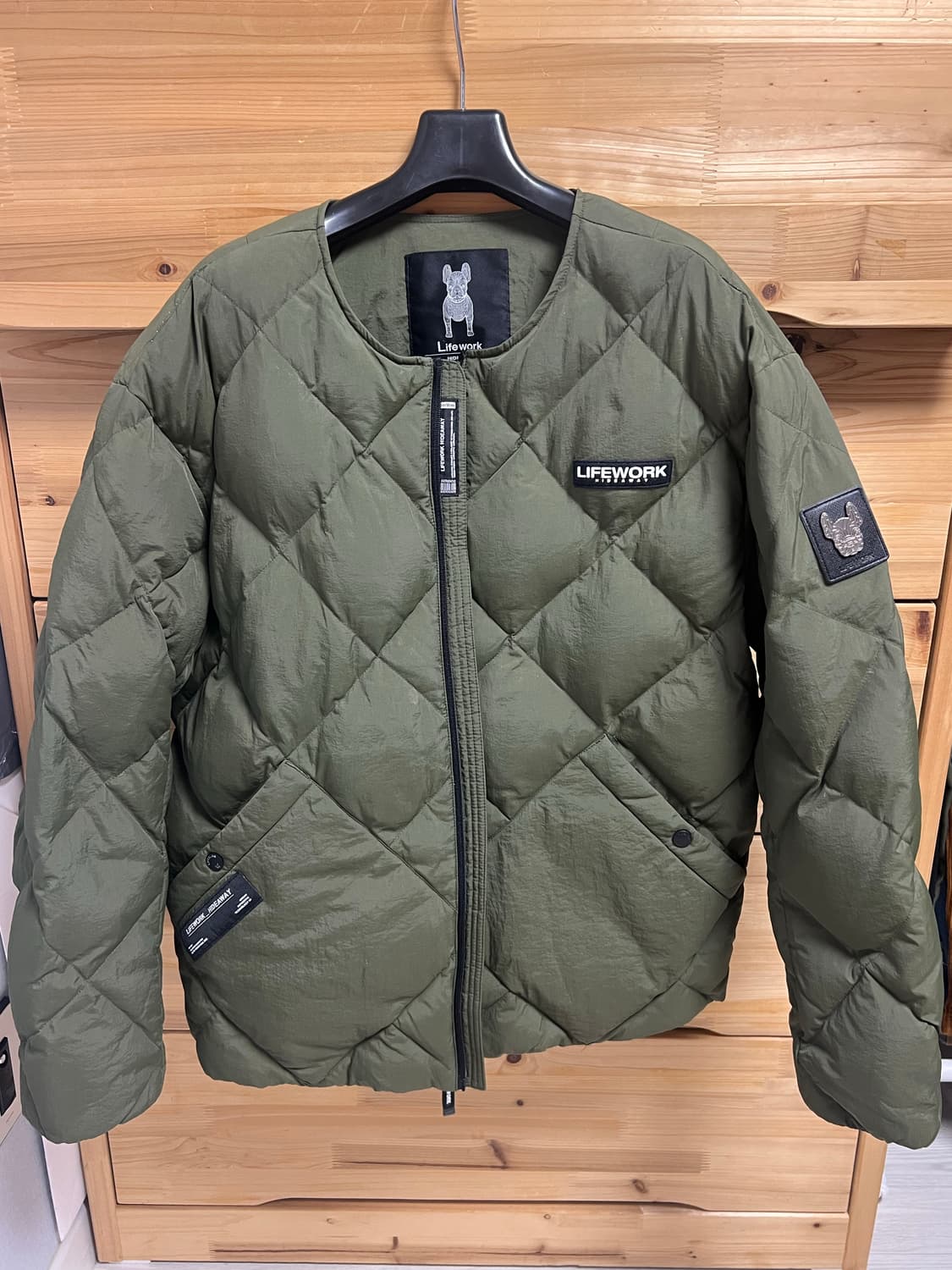 라이프워크 퀼팅 경량 덕다운 자켓 상품이미지1