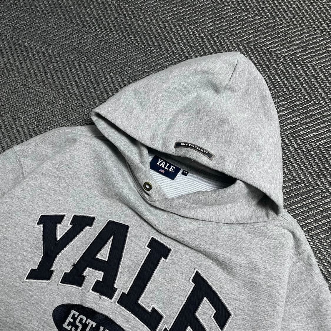 예일 아치로고 그레이 후드 티셔츠o 5390 상품이미지3