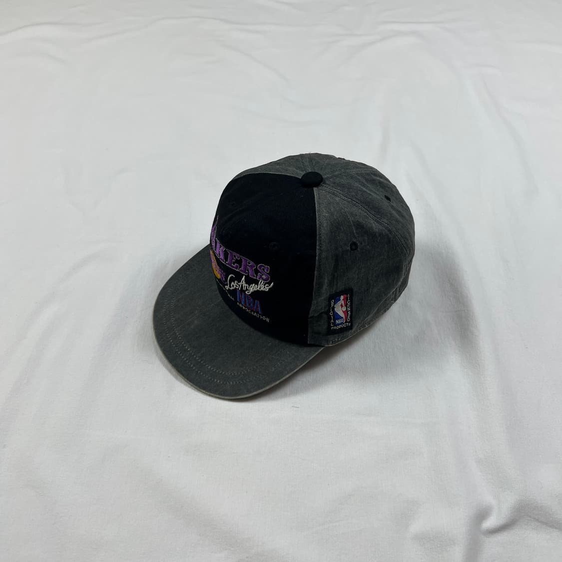 90‘s nba la lakers 레이커스 스냅 캡 모자 상품이미지1