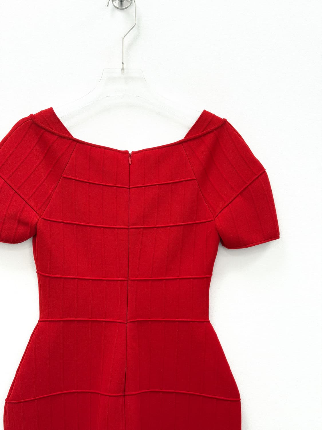 펜디 레드 바디콘 드레스 상품이미지4