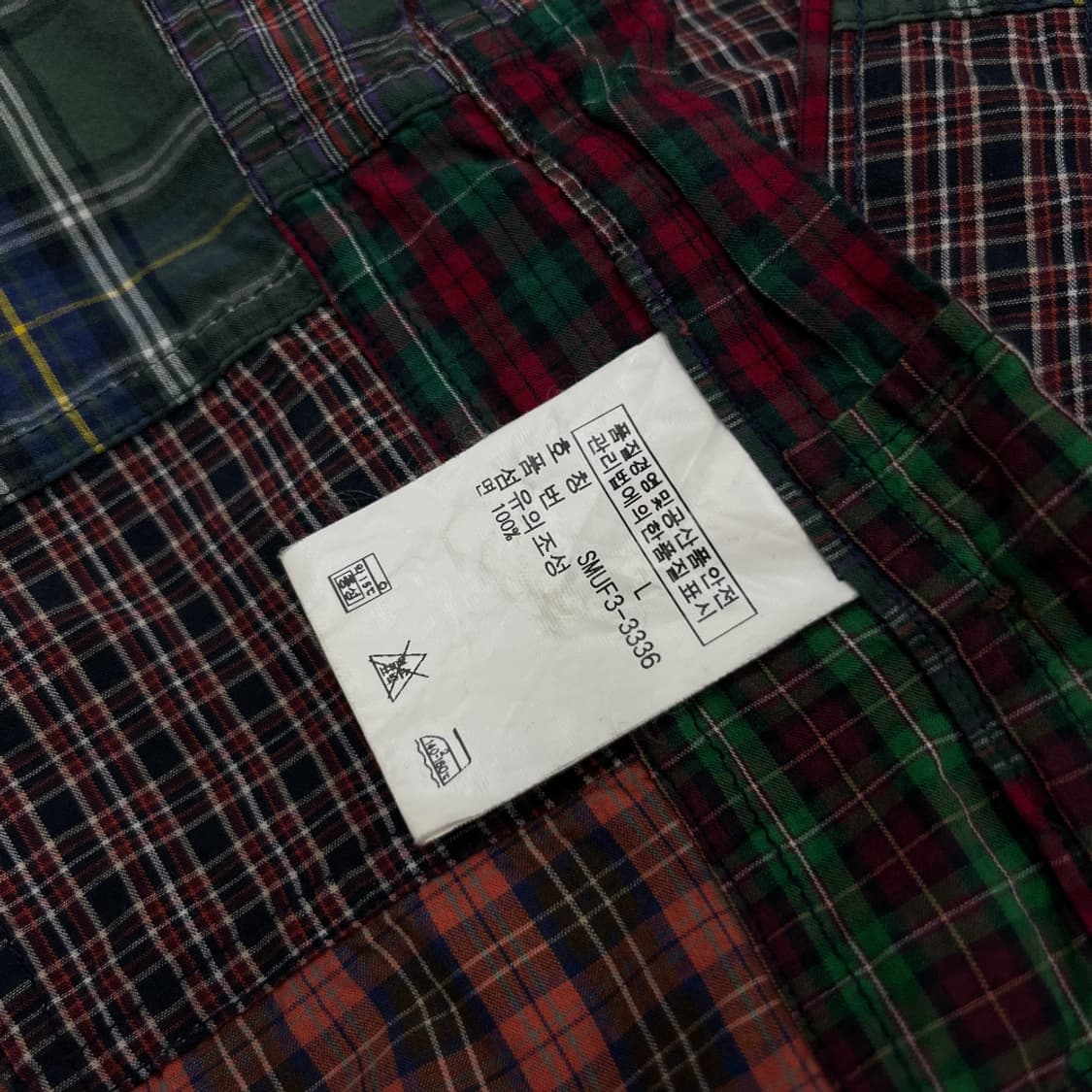 폴로 랄프로렌 딥그린포니 패치워크 셔츠 L 상품이미지7