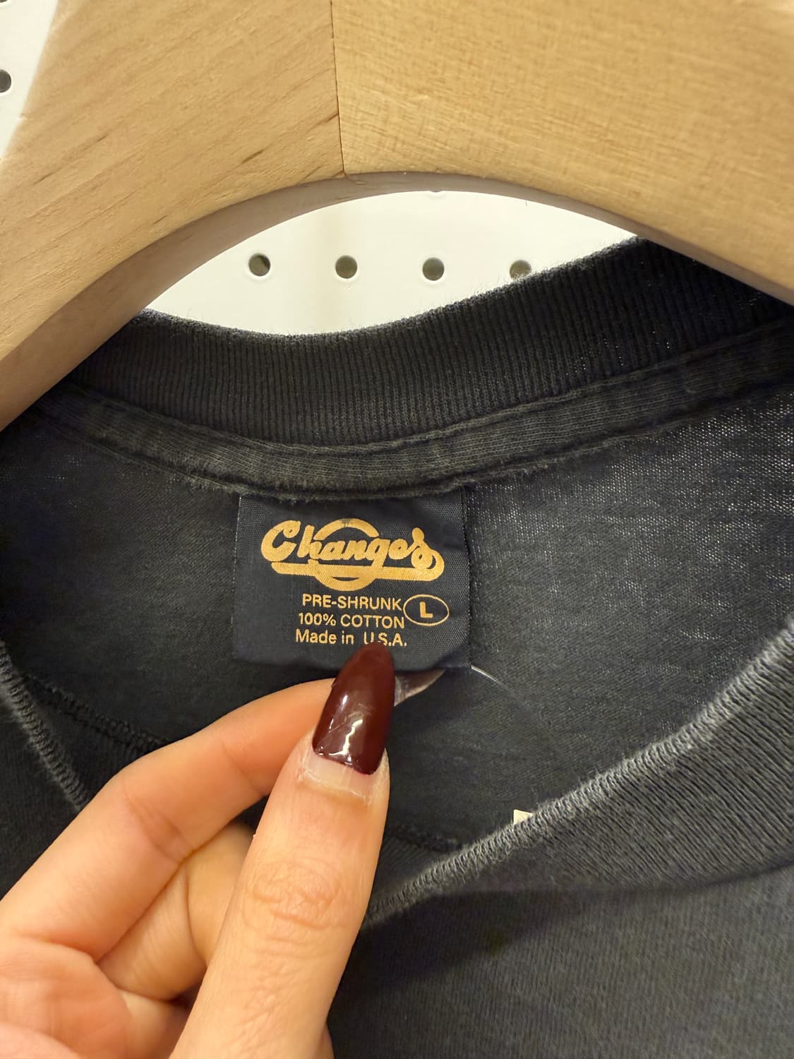 너바나 인 유테로 앨범 엔젤 프린팅 반팔 티셔츠 U1723 상품이미지5