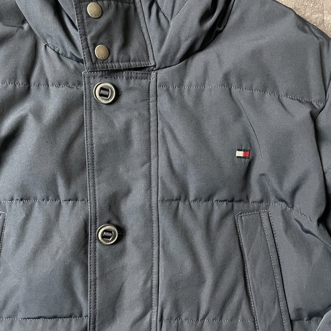 TOMMY HILFIGER 토미힐피거 후드 네이비 다운자켓 A00312 상품이미지4