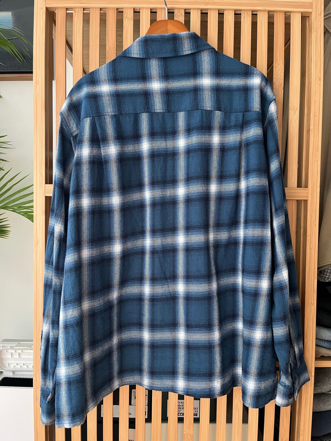 피어스 블랙아웃 Stockton 셔츠 블루 라지 상품이미지3