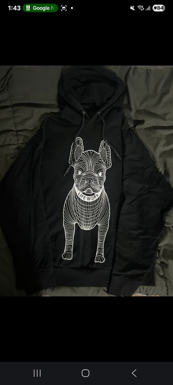 라이프워크 빅라독 후드티(블랙) 상품이미지1