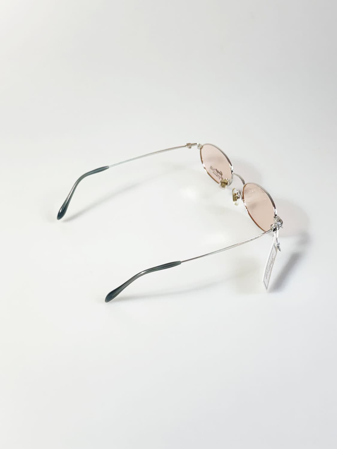 Jeep Plus 실버 티타늄 슬림 오벌 프레임 빈티지 틴트 안경 상품이미지4