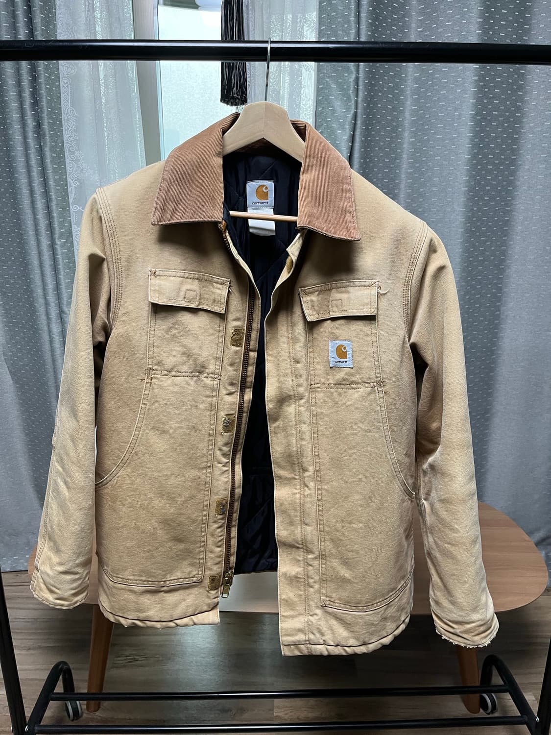 칼하트 워크 자켓 베이지 105~110 레귤러 라지 상품이미지1