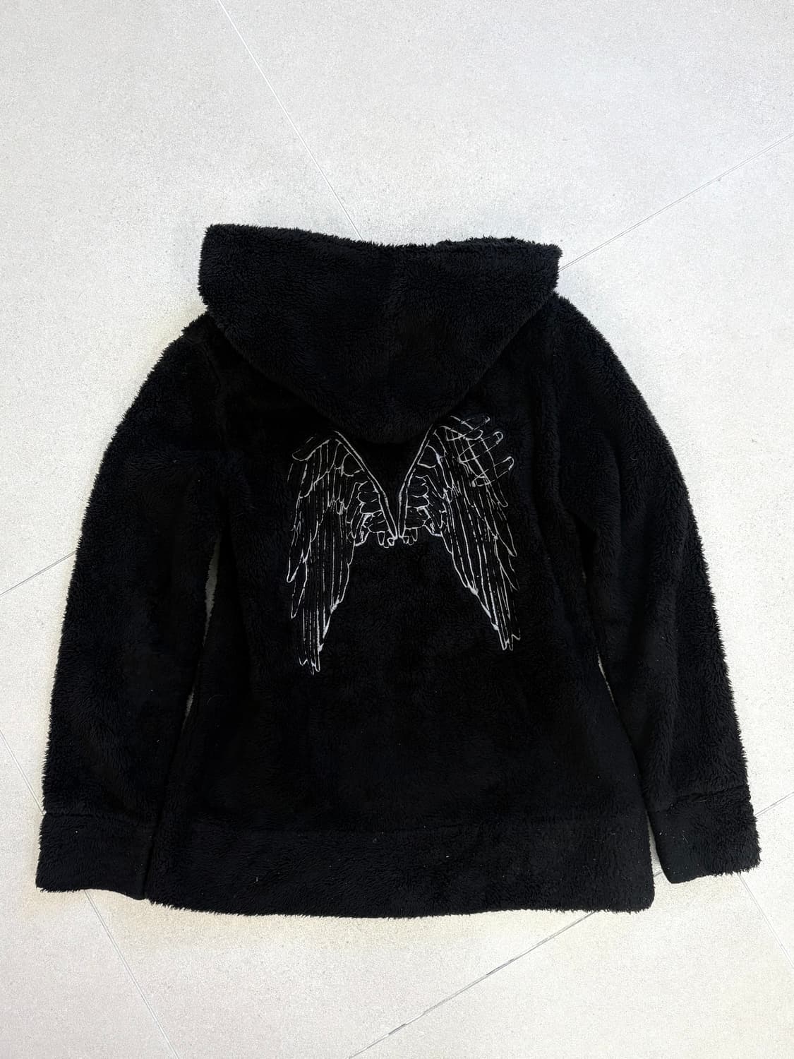 Glad news 오버핏 윙 후리스집업 상품이미지4