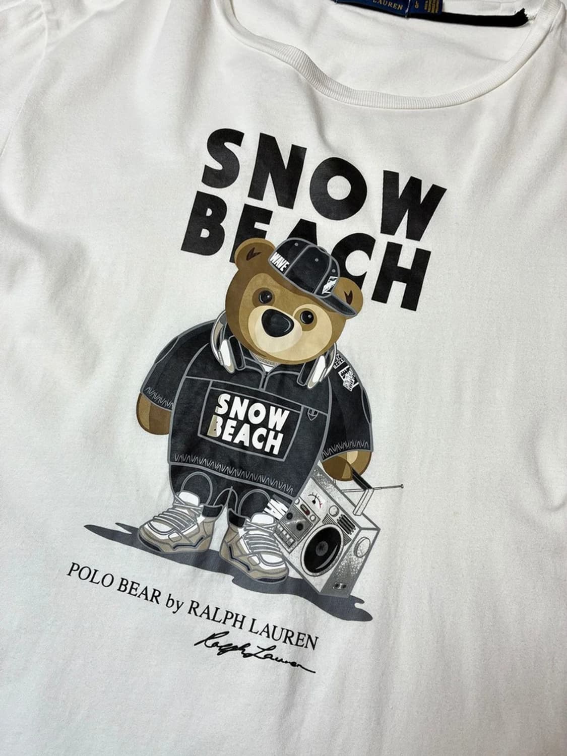 폴로 랄프로렌 스노우 비치 곰돌이 반팔 티셔츠 PN8633 상품이미지3