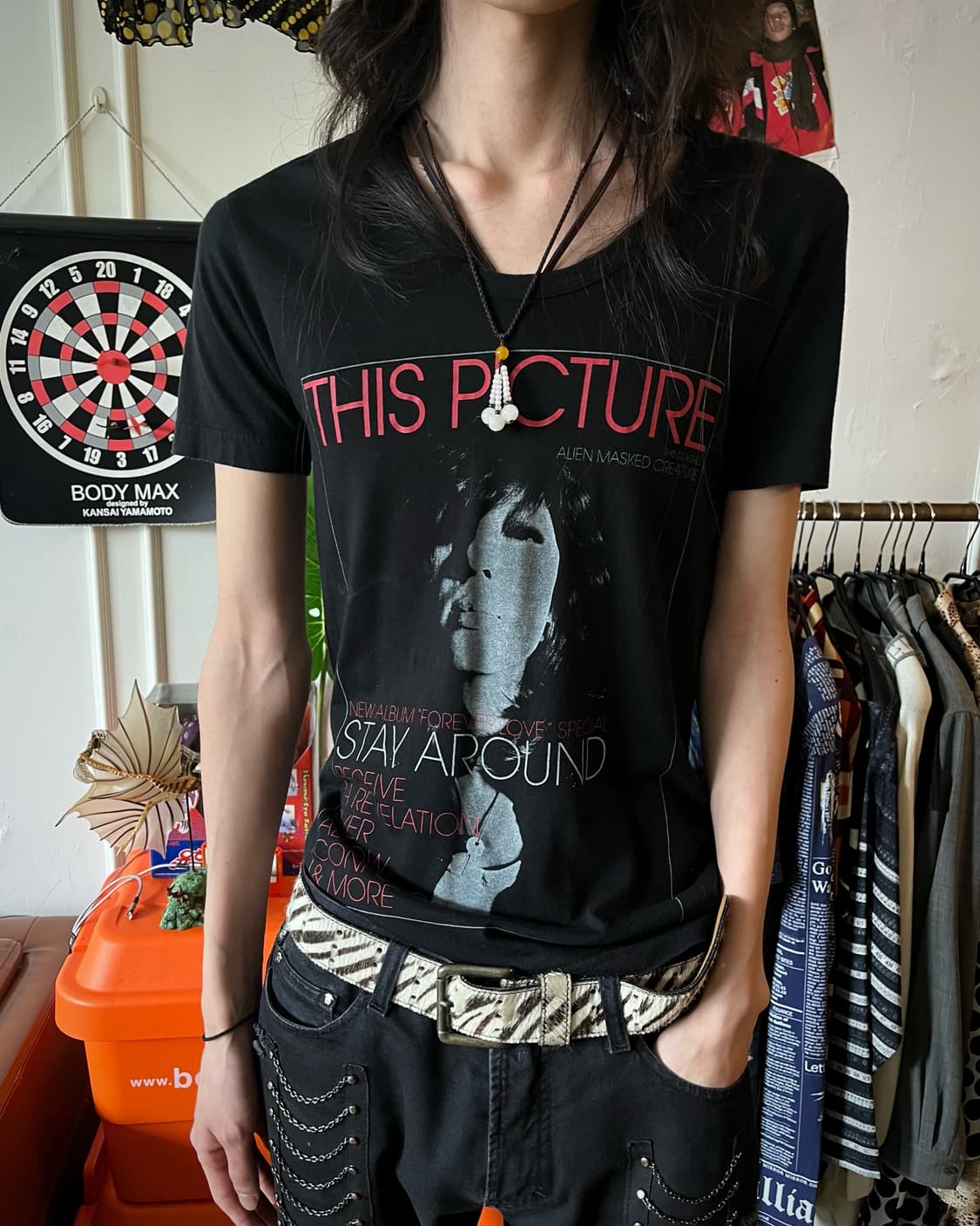 X JAPAN "TOSHI" Printed 1/2 Band T-Shirt 상품이미지2