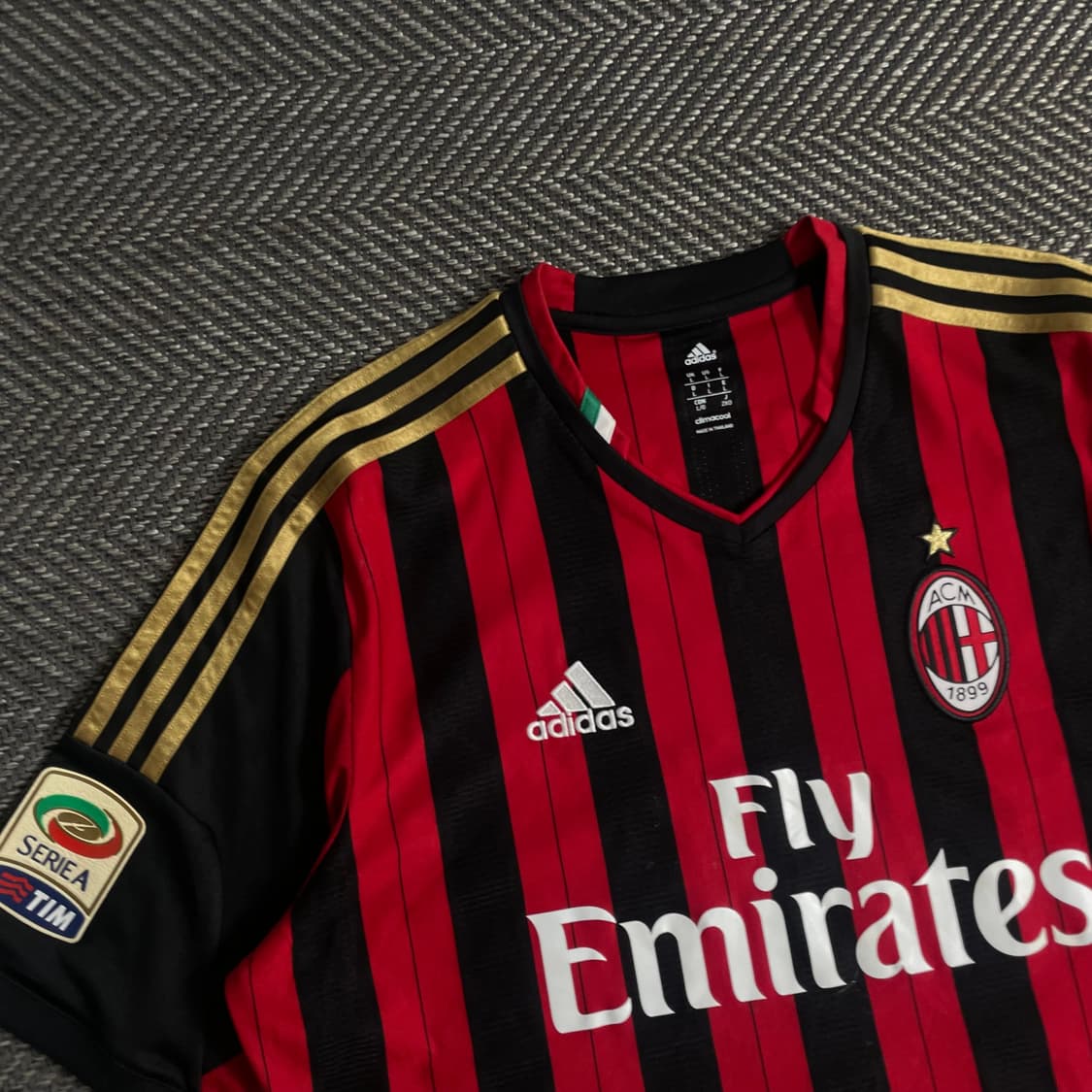아디다스 ac밀란 13-14 시즌 리그 패치 카카 유니폼y 3521 상품이미지5