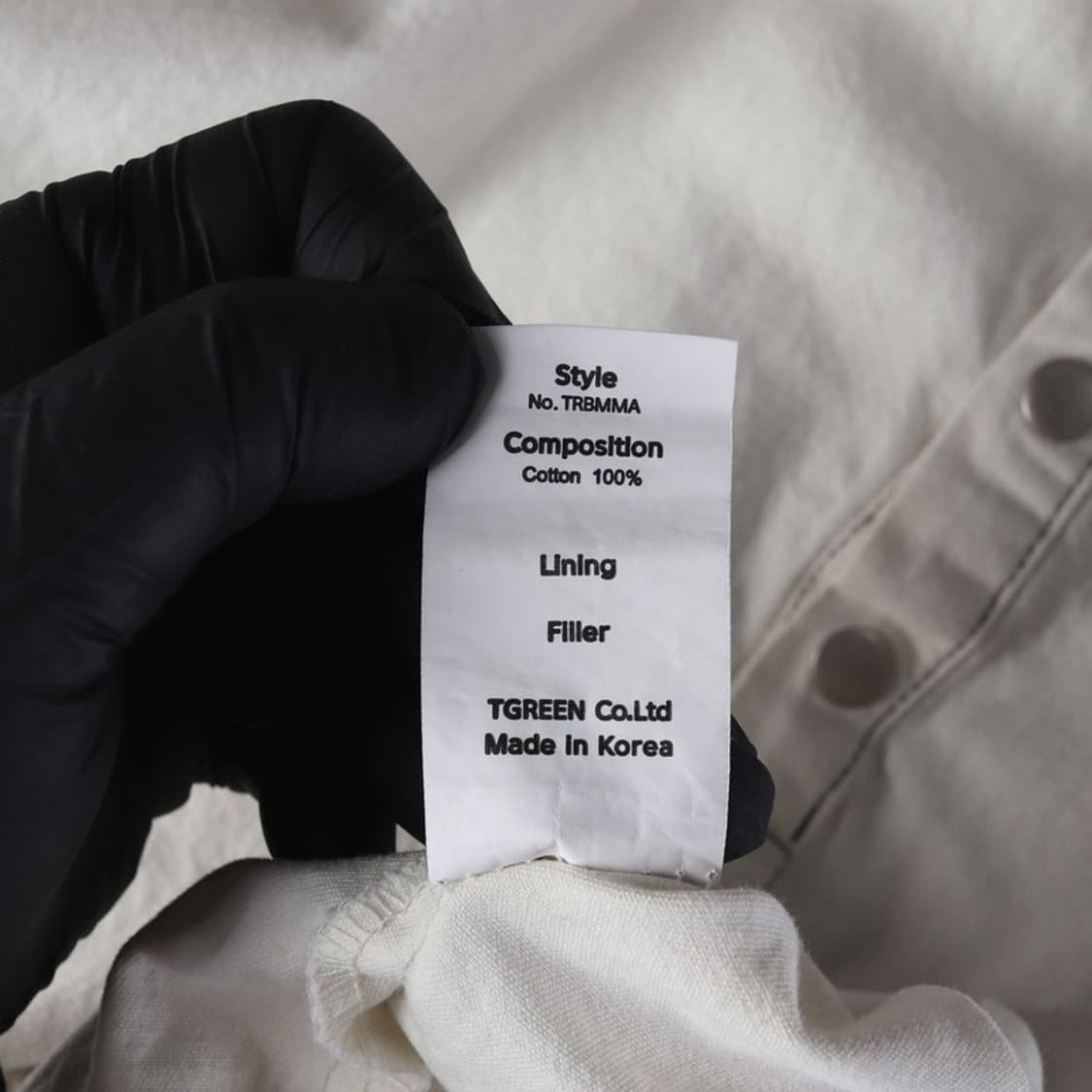 러기드하우스 아이보리 헨리넥 스트링 반팔 셔츠 상품이미지6