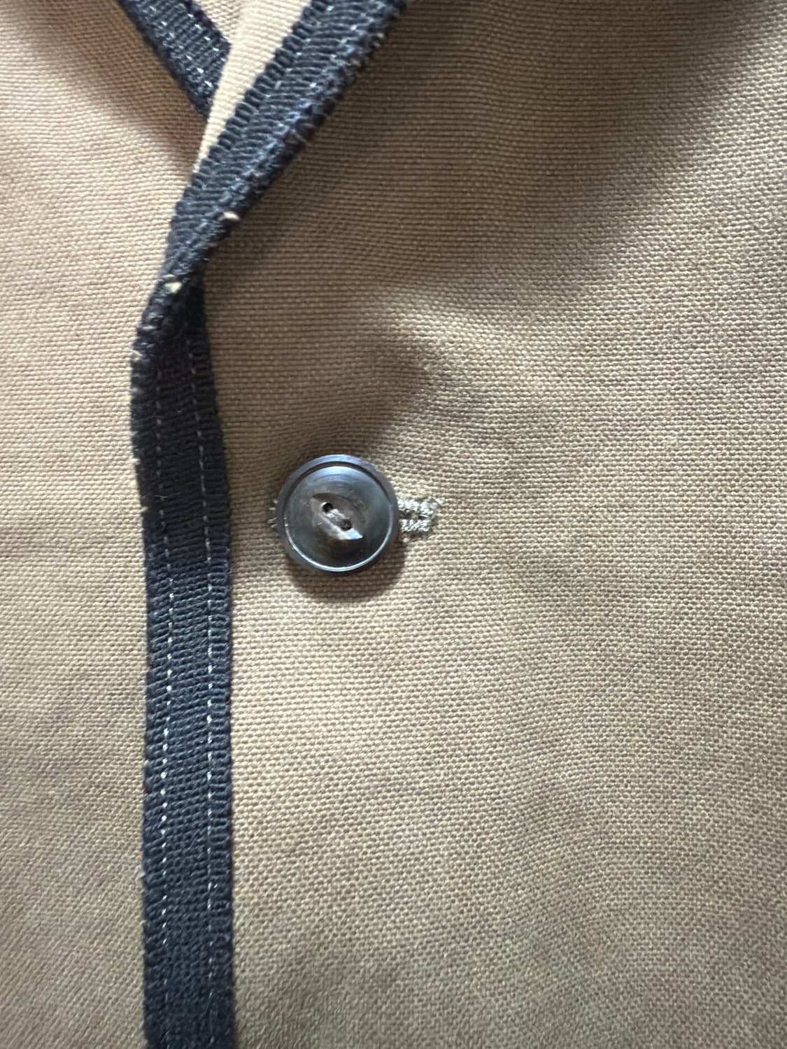 barbell object 바벨 오브젝트 캔버스 파이핑 재킷 상품이미지7