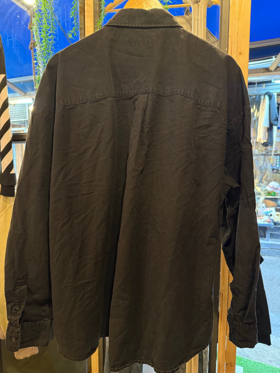 자라 블랙 셔츠  상품이미지4