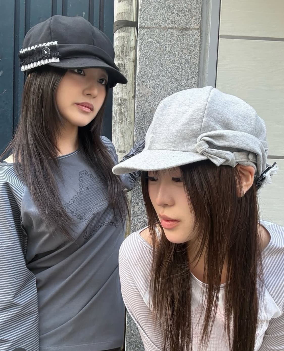 오호스Utility Loop Band Jersey Cap / Grey 상품이미지4