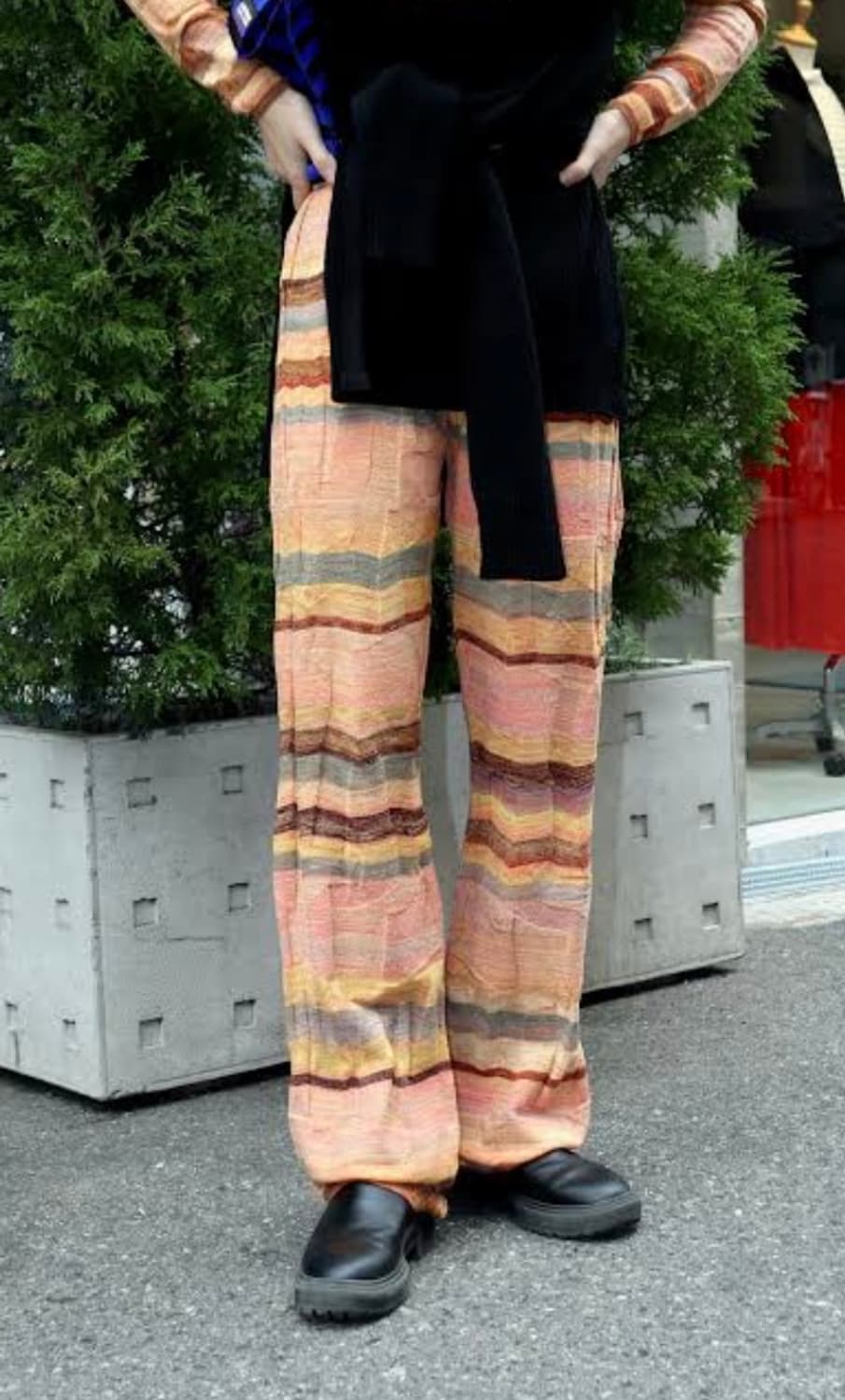 (텍o새상품)퍼버즈 니트 팬츠 오렌지 상품이미지2