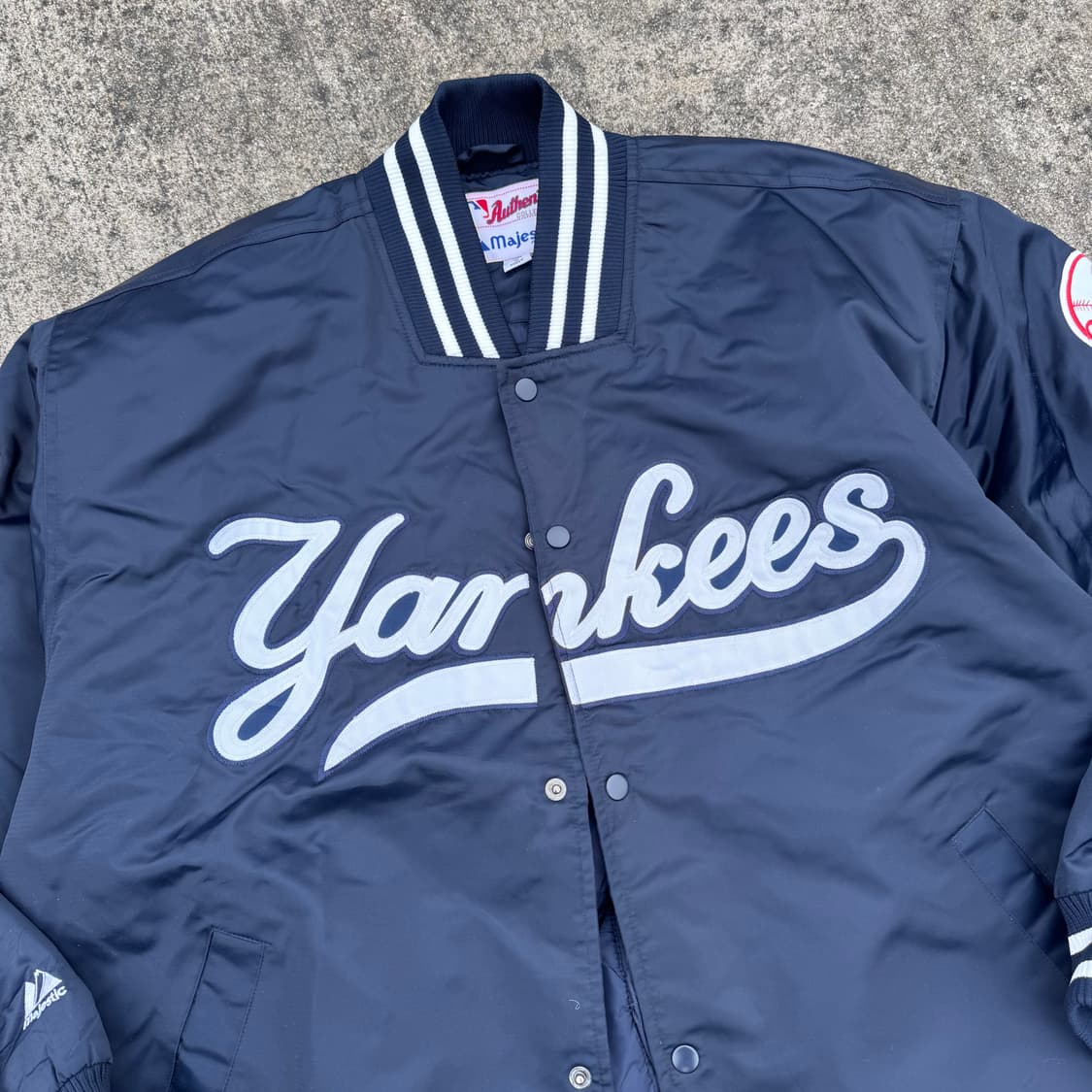 [XL~XXL] 마제스틱 뉴욕양키즈 스타장 바시티자켓 상품이미지6