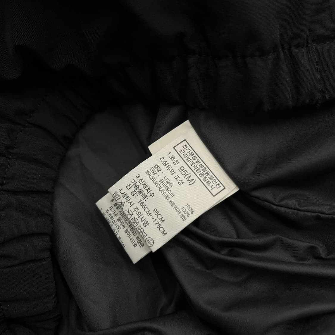 노스페이스 로고 블랙 바람막이 M 상품이미지5