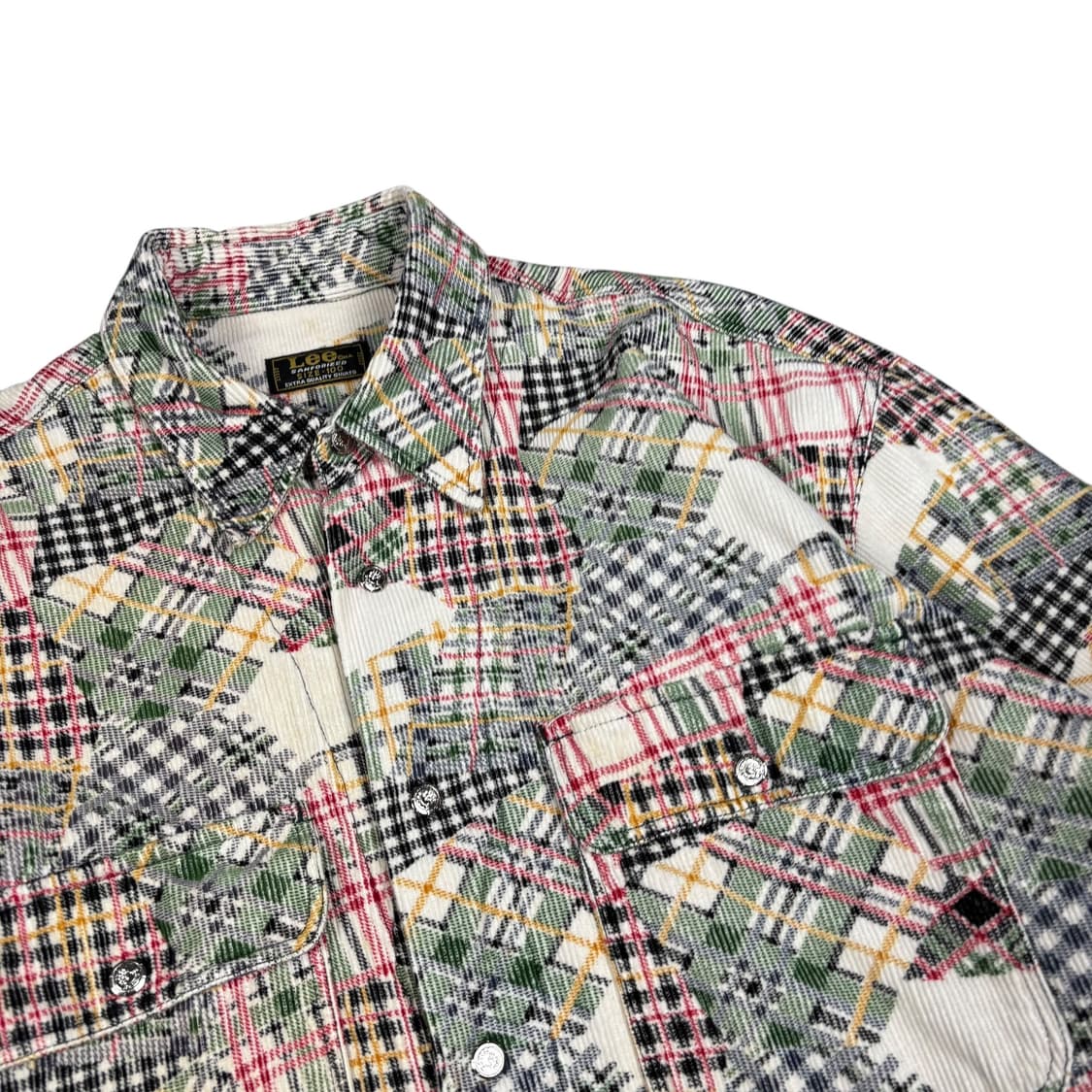 리90‘s 패치워크 코듀로이 셔츠 자켓 상품이미지2