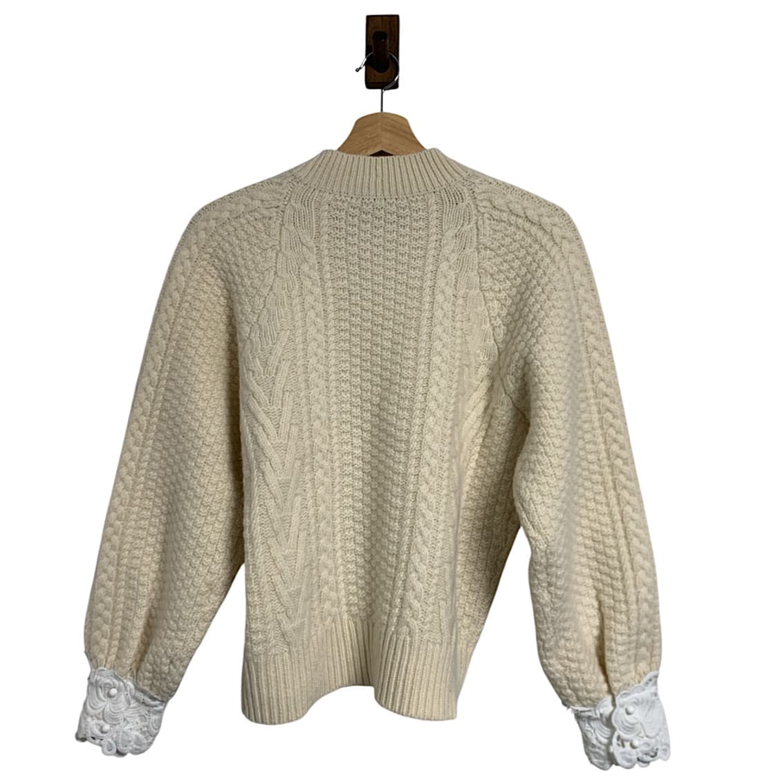 한섬 랑방컬렉션 울 캐시미어 케이블 니트 82 상품이미지6