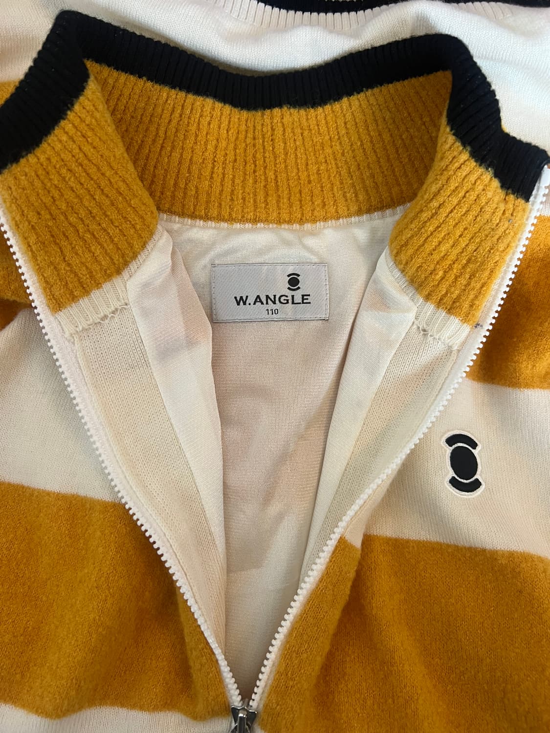 와이드앵글 남성 옐로우 골프 울방풍 조끼  상품이미지4