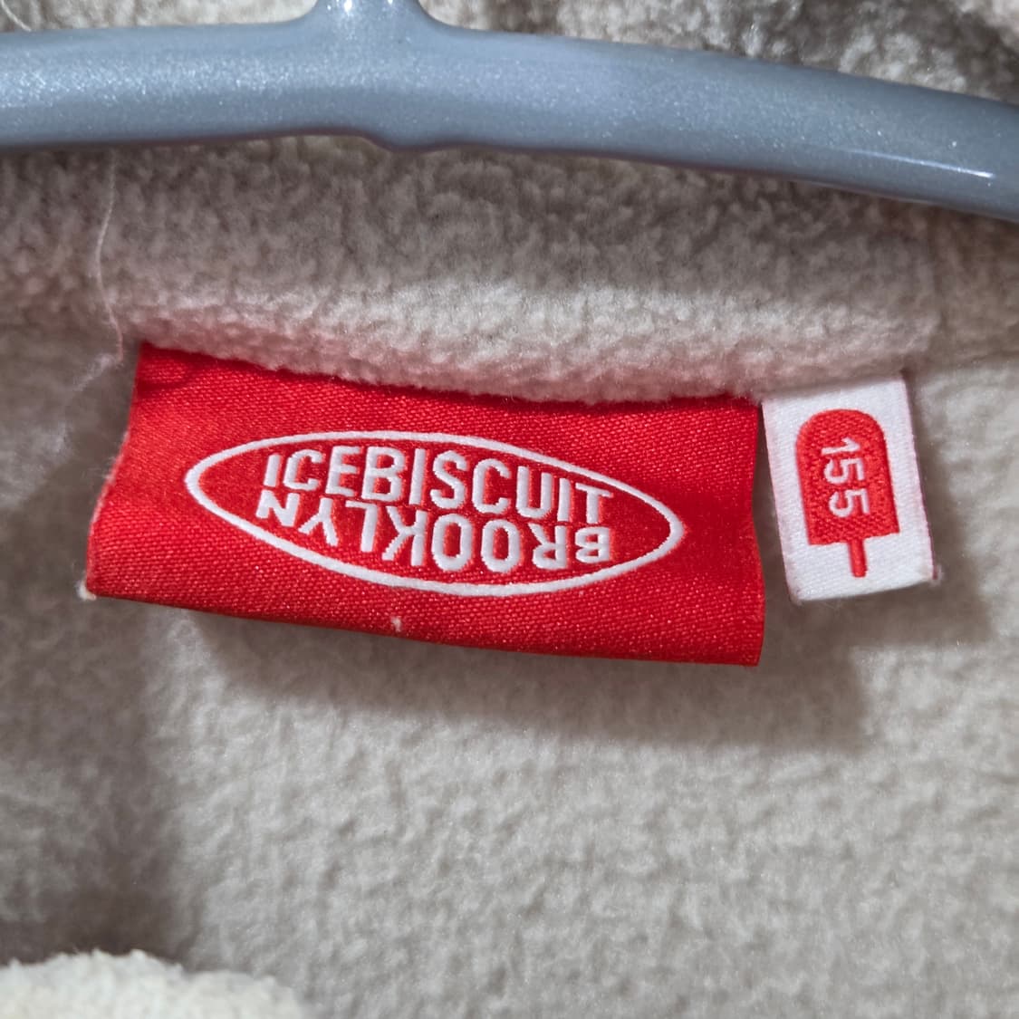 아이스비스킷 키즈 풀오버 하프집업 플리스 155 상품이미지3