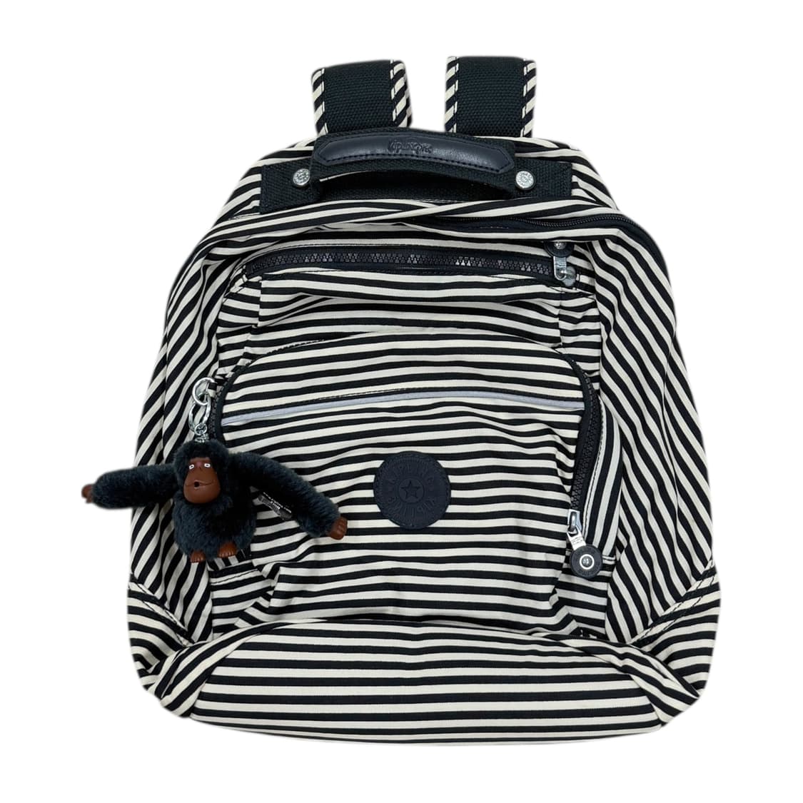 키플링 빈티지 모리걸 스트라이프 패턴 나일론 백팩 가방 상품이미지1